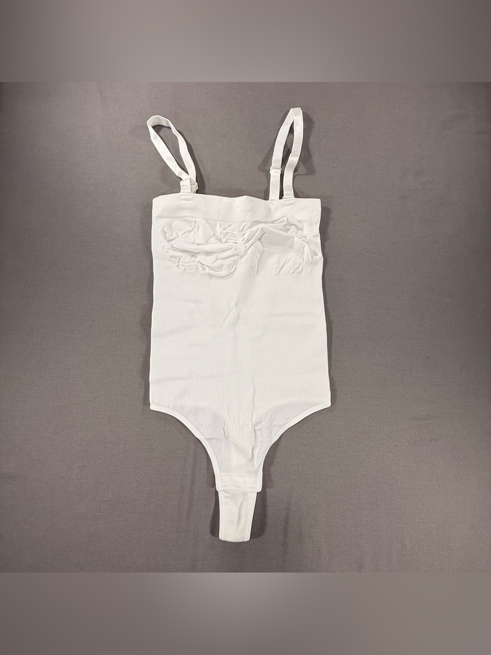 Irisnaya Strapless Shapewear Bodysuit Tummy Control Seamless Tube Top Thong S